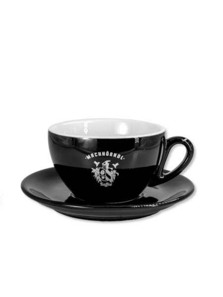 Machhörndl Latte Art Tasse schwarz