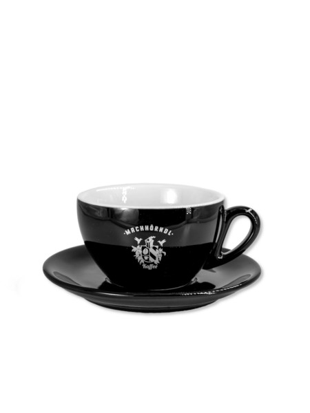Machhörndl Flat White Tasse schwarz